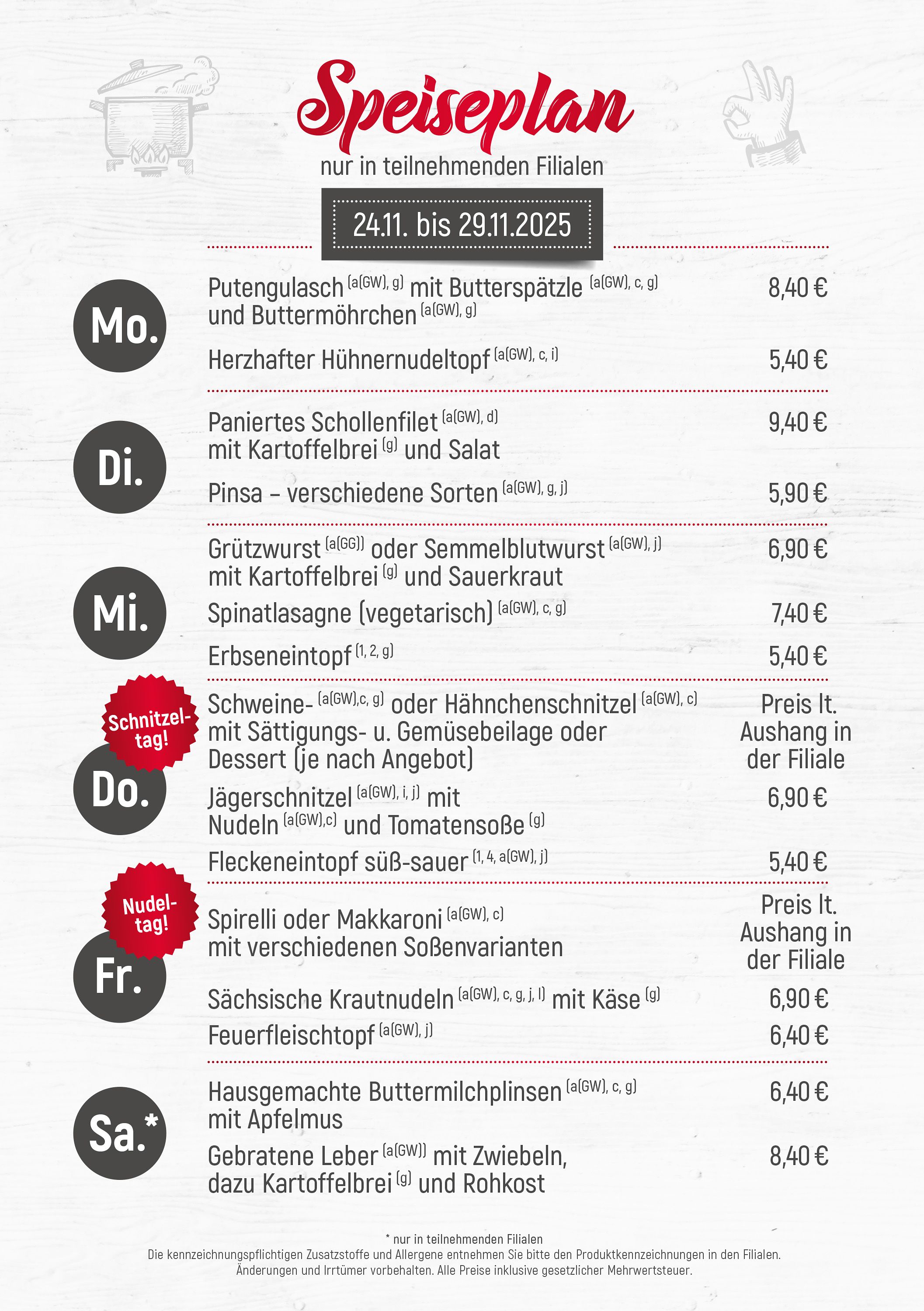 Dürrröhrsdorfer Imbiss-Angebote der Woche