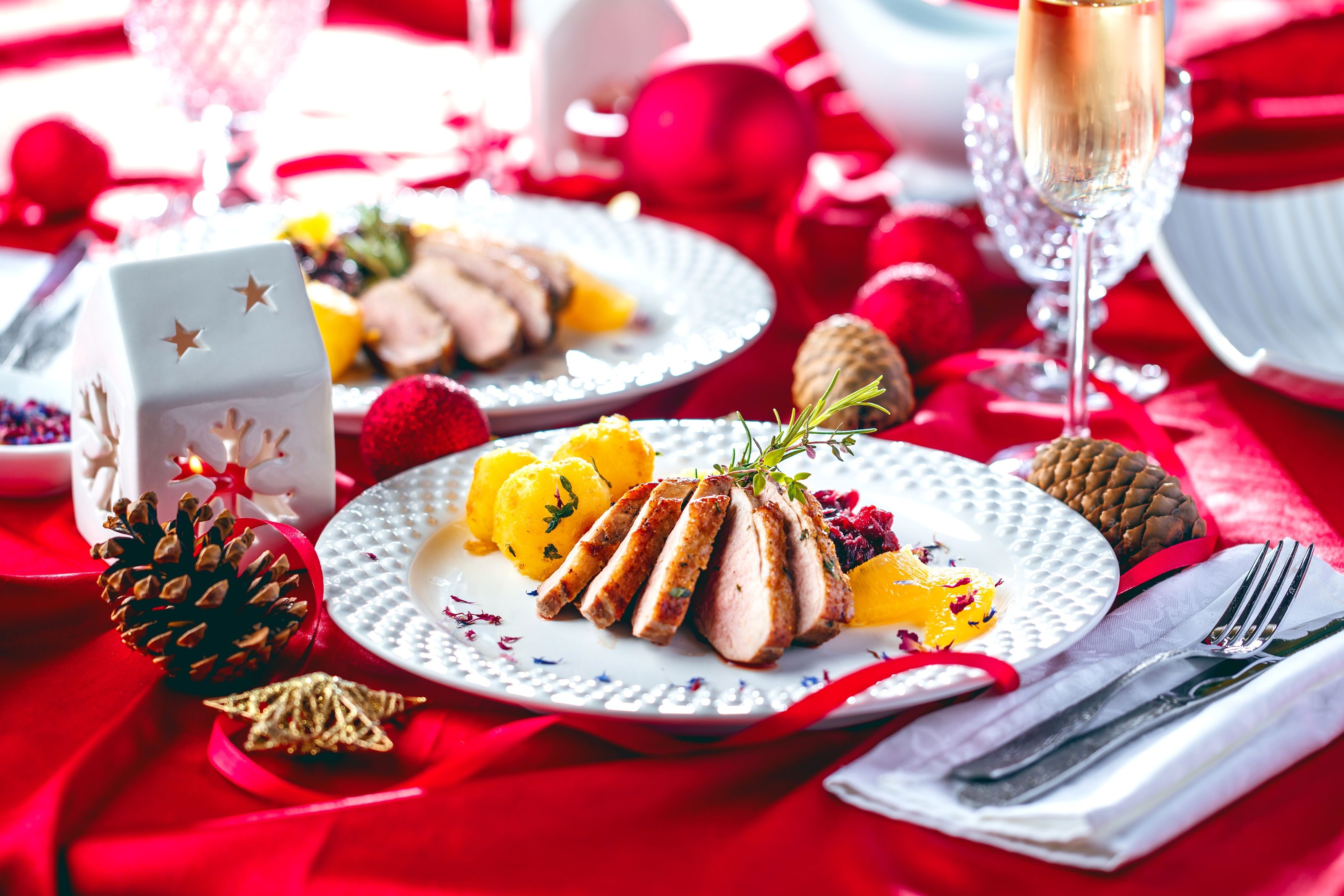 Weihnachtlicher Cateringservice von Dürrröhrsdorfer