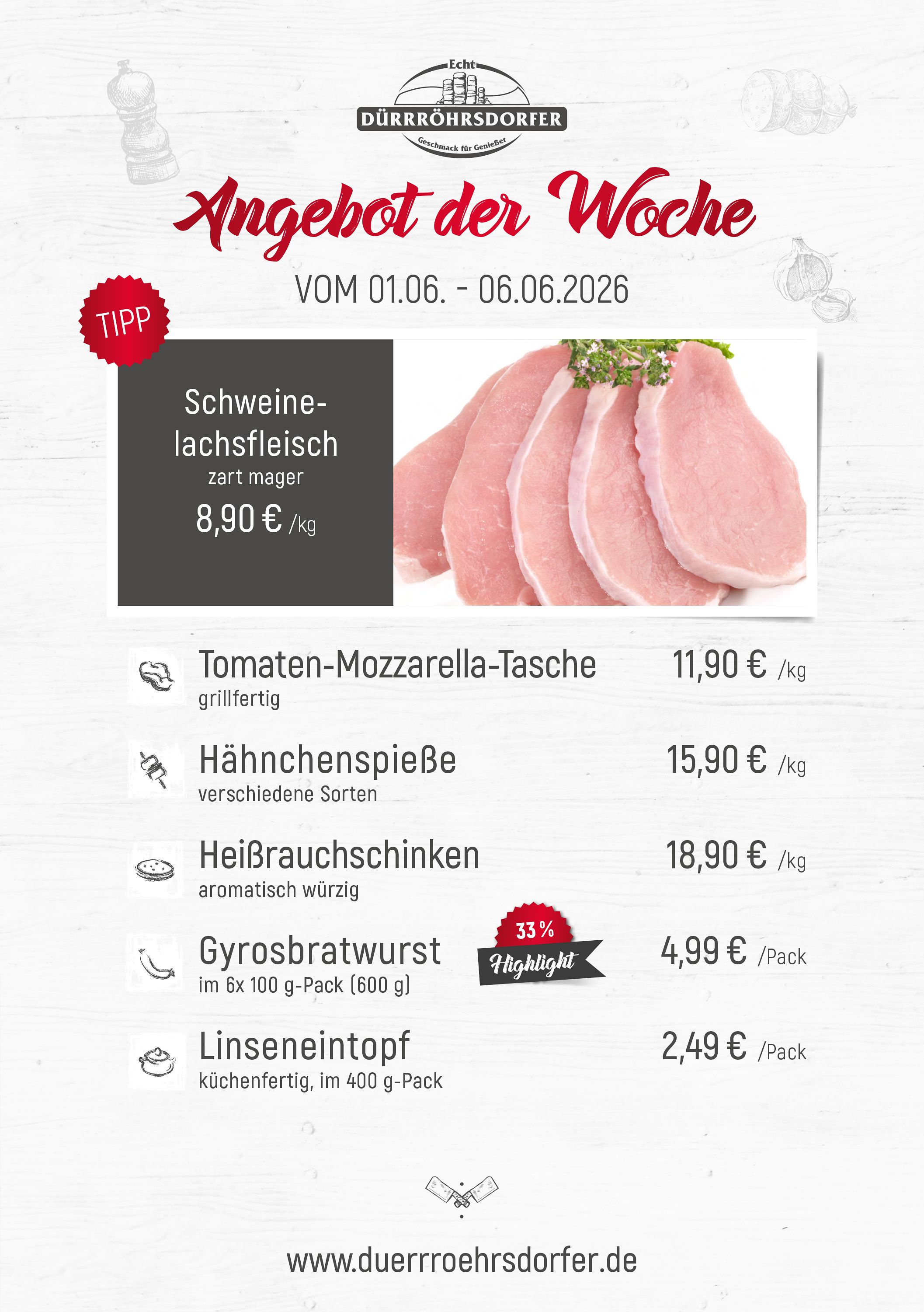 Dürrröhrsdorfer Angebote der Woche