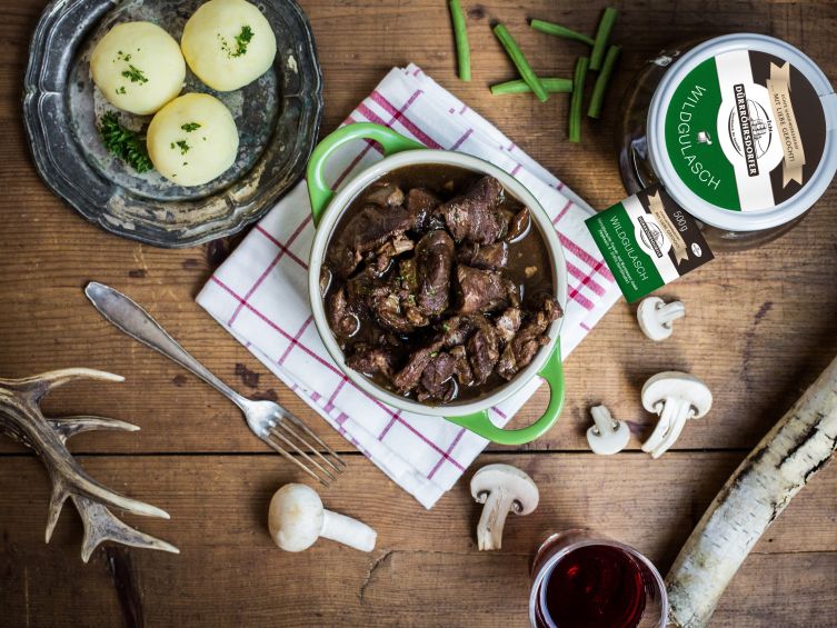Wildgulasch im Glas