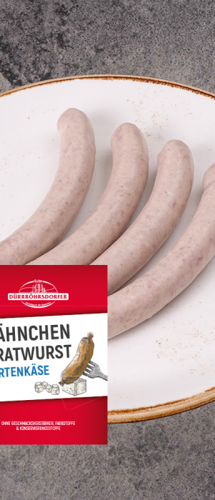 Hähnchenbratwurst Hirtenkäse