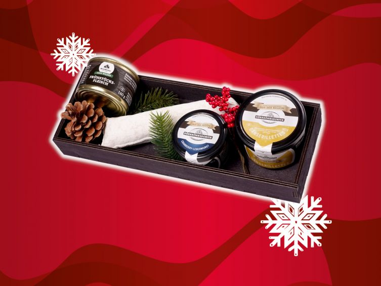 Großes Weihnachtstablett