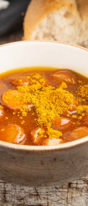 Currywurst im Glas
